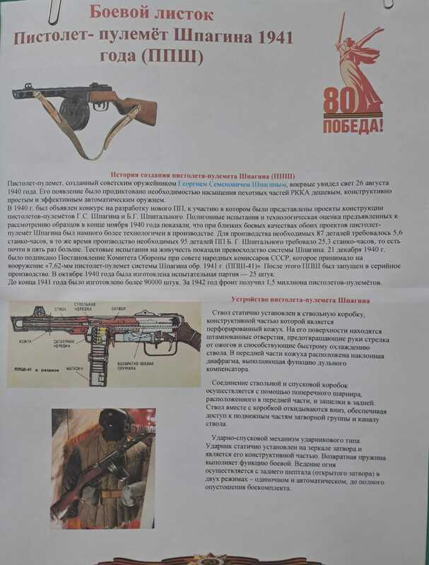 Пистолет-пулемет Шпагина 1941 года (ППШ) Пистолет-пулемет Шпагина 1941 года (ППШ)