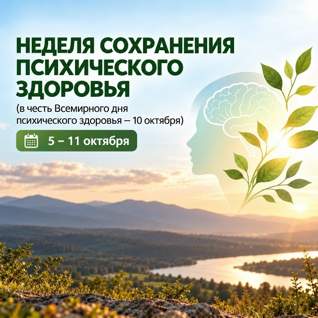 Неделя сохранения психического здоровья Неделя сохранения психического здоровья