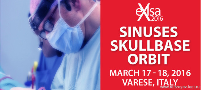 Extreme Live Surgery Arena eXlsa • Varese, Italy • Varese, Italy • March 17-18, 2016‏