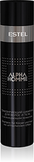Тонизирующий шампунь с охлаждающим эффектом для волос и тела ESTEL ALPHA HOMME 250 мл.AH.6 Тонизирующий шампунь с охлаждающим эффектом для волос и тела ESTEL ALPHA HOMME 250 мл.AH.6