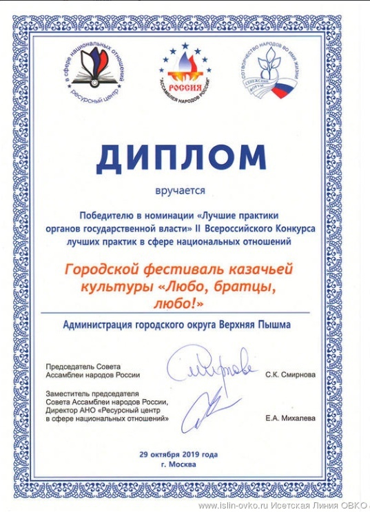 Фестиваль казачьей культуры «Любо, братцы, любо!» победил в конкурсе лучших практик в сфере национальных отношений Фестиваль казачьей культуры «Любо, братцы, любо!» победил в конкурсе лучших практик в сфере национальных отношений