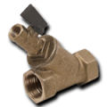 Фильтры Y222P оснащены сливным краном, что упрощает промывку сетчатого элемента, позволяя производить эту операцию без остановки работы системы или стояка.