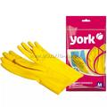 321 Перчатки резиновые YORK, желтые