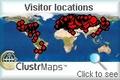 Посетители сайта на карте мира