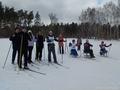 Тренировочные соревнования по лыжным гонкам прошли на лыжной базе "Стройгаз" 