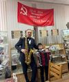 А. А. Яговцев и В. Вьюнов поздравили ветеранов войны и тыла в Управлениии социальной защиты 