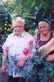 Шипилов Я.П. с супругой Эммой Иосифовной. Ему 80 лет. 31.08.2005