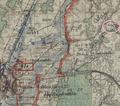 12 - Карта боевых действий 305-й стр. дивизии первого формирования, 1941 год