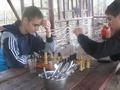 Поход к лесному озеру