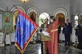 Торжественная церемония освящения знамени и принятие в казаки ХКО 
