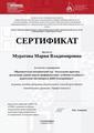 Сертификат "Актуальная практика реализации единой модели профориентации: особенности работы с родителями обучающихся ДШИ Екатеринбурга" , 25.02.2025