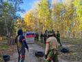 Молодые казаки Кургана стали инструкторами для школьников во время полевого выхода