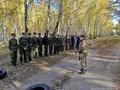 Молодые казаки Кургана стали инструкторами для школьников во время полевого выхода