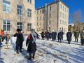 В школе № 112 города Екатеринбурга состоялись состязания по рубке шашкой «Казарла»