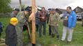 В деревне Ильчигулово силами казаков установлен Поклонный крест