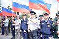 В День России казакам Екатеринбурга вручили флаги Российской Федерации