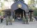 Казаки двух отделов войска несли службу по охране порядка на Царские дни
