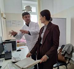 Сотрудники Республиканского центра общественного здоровья и медицинской профилактики осуществили выезд в Серноводскую ЦРБ 