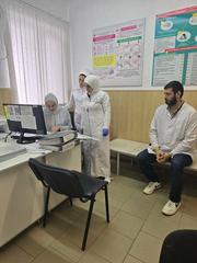 Сотрудники Республиканского центра общественного здоровья и медицинской профилактики осуществили выезд в ГБУ «Наурская центральная районная больница»