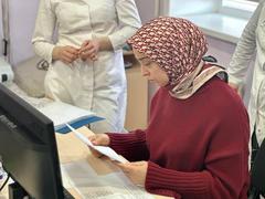 Сотрудники Республиканского центра общественного здоровья и медицинской профилактики существили выезд в ГБУ «Поликлиника № 2 г. Грозного»