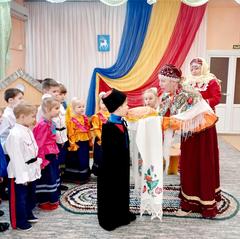 Инсценировка обряда «Проводы казака на службу»