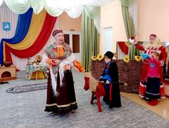 Инсценировка обряда «Проводы казака на службу»