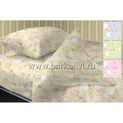 КПБ  детский. с наволочкой 60*60 Бязь пл.120 гр.
