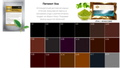 PIGMENT HENNA (ХНА С ПИГМЕНТАМИ) 50гр. Артикул 92350 Пишите номер по палитре PIGMENT HENNA (ХНА С ПИГМЕНТАМИ) 50гр. Артикул 92350 Пишите номер по палитре
