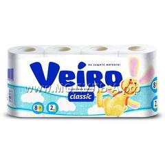 LINIA VEIRO CLASSIC, 2 сл, 4 рул. белая LINIA VEIRO CLASSIC, 2 сл, 4 рул. белая