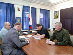 Атаманское совещание в штабе Оренбургского казачьего войска