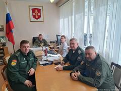 Атаман ЕОКО «Исетская линия» Андрей Третьяков посетил Екатеринбургский кадетский корпус