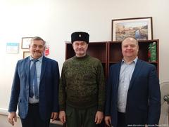 Сегодня состоялась рабочая встреча атамана ЕОКО «Исетская линия», казачьего полковника Андрея Валентиновича Третьякова с представителями Министерства агропромышленного комплекса и потребительского рынка Свердловской области