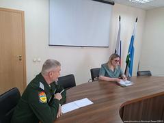 Состоялась рабочая встреча атамана ЕОКО "Исетская линия" Андрея Третьякова с представителем Уральского таможенного управления