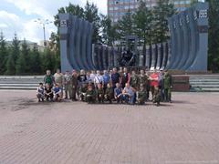 Казаки Исетской линии «Пятый отдел ОКВ» приняли участие в субботнике на мемориале Чёрный тюльпан и площади Советской Армии.
