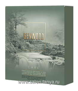 Набор GENWOOD CARE (шампунь, пена для лица и бороды, гель-крем для лица, крем для рук) GW/СR 