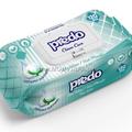 W-1120C PREDO Clean Care Влажные салфетки 120шт с пласт.крышкой
