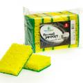 018-1026 Губки для посуды "Пенный эффект", 98х66х30 мм, 5 шт