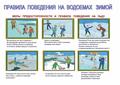 Правила поведения на водоемах в зимний период