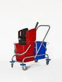 Т3 Двухведерная тележка для уборки, с отжимом