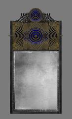 MIRROR : COPPER, HOT ENAMEL, STEEL , BRASS.    ЗЕРКАЛО : МЕДЬ, ГОРЯЧАЯ ЭМАЛЬ, СТАЛЬ, ЛАТУНЬ  