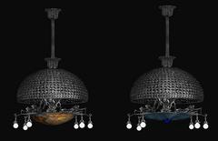 CHANDELIER : COPPER, HOT ENAMEL, STEEL , BRASS.    ЛЮСТРА : МЕДЬ, ГОРЯЧАЯ ЭМАЛЬ, СТАЛЬ, ЛАТУНЬ  