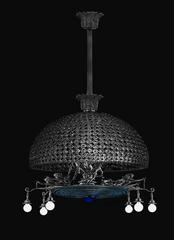 CHANDELIER : COPPER, HOT ENAMEL, STEEL , BRASS.    ЛЮСТРА : МЕДЬ, ГОРЯЧАЯ ЭМАЛЬ, СТАЛЬ, ЛАТУНЬ  