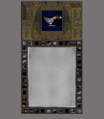 MIRROR : COPPER, HOT ENAMEL, STEEL , BRASS.    ЗЕРКАЛО : МЕДЬ, ГОРЯЧАЯ ЭМАЛЬ, СТАЛЬ, ЛАТУНЬ  