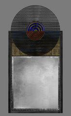 MIRROR : COPPER, HOT ENAMEL, STEEL , BRASS.    ЗЕРКАЛО : МЕДЬ, ГОРЯЧАЯ ЭМАЛЬ, СТАЛЬ, ЛАТУНЬ  