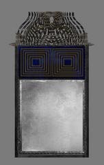 MIRROR : COPPER, HOT ENAMEL, STEEL , BRASS.    ЗЕРКАЛО : МЕДЬ, ГОРЯЧАЯ ЭМАЛЬ, СТАЛЬ, ЛАТУНЬ  