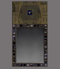 MIRROR : COPPER, HOT ENAMEL, STEEL , BRASS.    ЗЕРКАЛО : МЕДЬ, ГОРЯЧАЯ ЭМАЛЬ, СТАЛЬ, ЛАТУНЬ  