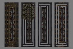 FOLDING SCREEN : COPPER, HOT ENAMEL, STEEL , BRASS.    ШИРМА : МЕДЬ, ГОРЯЧАЯ ЭМАЛЬ, СТАЛЬ, ЛАТУНЬ