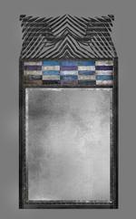 MIRROR : COPPER, HOT ENAMEL, STEEL , BRASS.    ЗЕРКАЛО : МЕДЬ, ГОРЯЧАЯ ЭМАЛЬ, СТАЛЬ, ЛАТУНЬ  