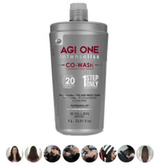 Одноэтапный кератин Agi One Co-Wash от S'ollér Brasil для объемных и пушистых волос 1000 мл