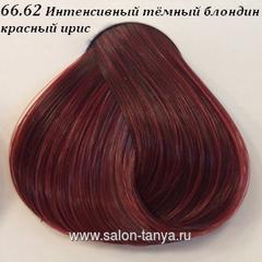 66.62 Интенсивный тёмный блондин красный ирис Краска для волос Idea Color Cadiveu